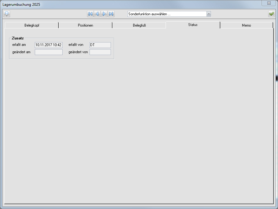 Lagerumbuchungen_Status